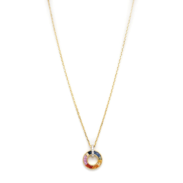 Oria Multi Sapphire Necklace
