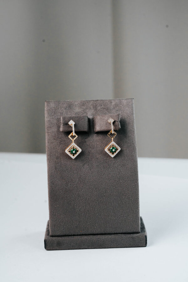 Fleur Menthe Earrings - Image 2