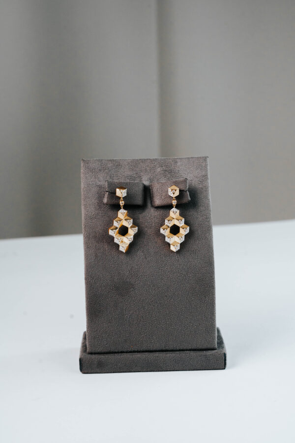 Golden Hive Earrings - Image 2