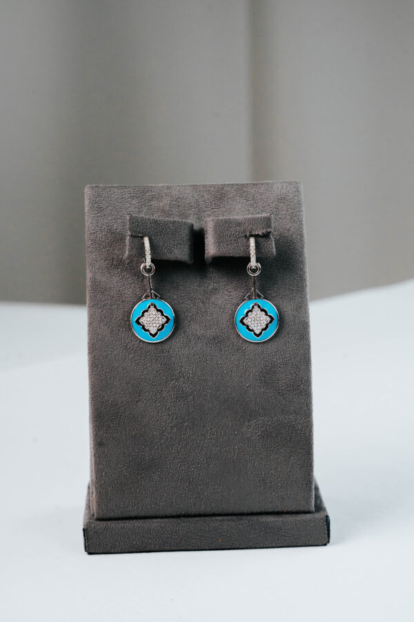 Wisp of Turquoise Earrings - Image 2