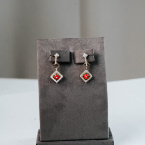 Fleur Corail Earrings