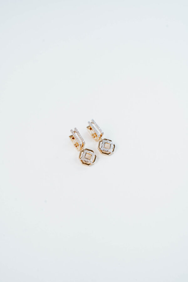 Nova Oro Charm Earrings - Image 4