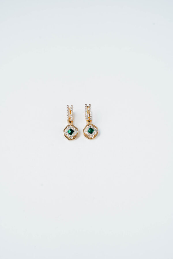 Nova Verde Charm Earrings - Image 3