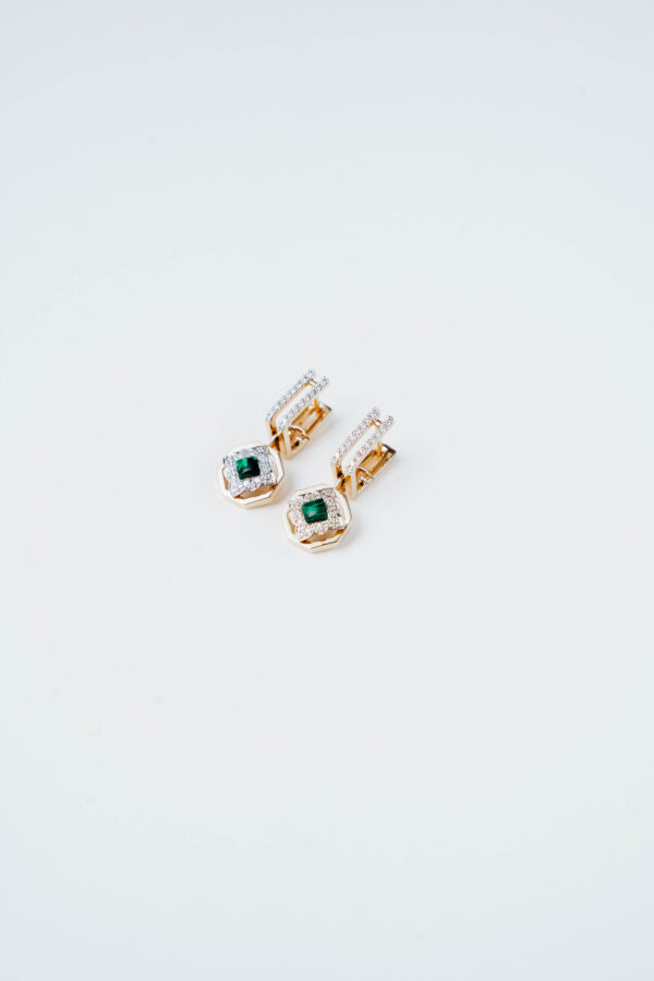 Nova Verde Charm Earrings - Image 4