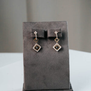 Fleur Noir Earrings