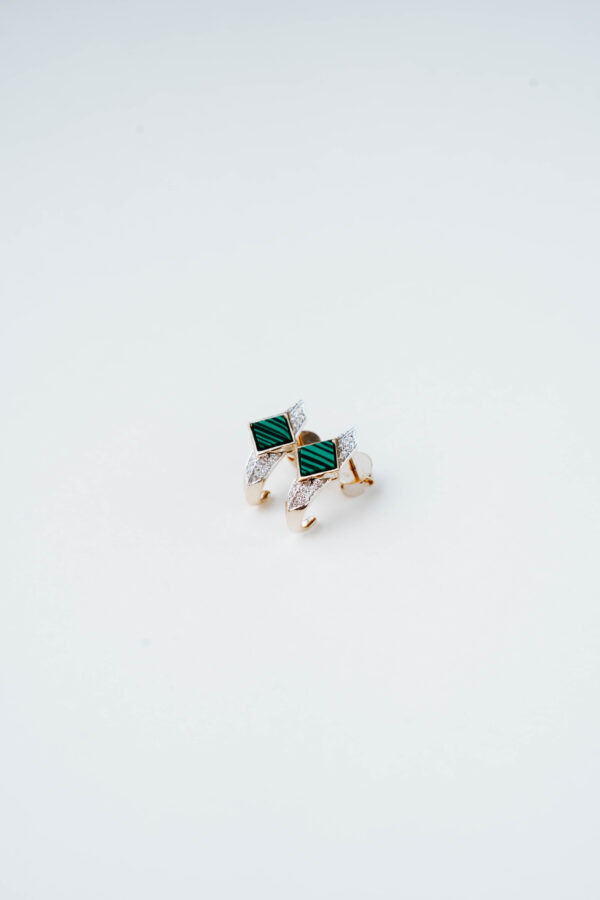 Hera Malachite Earrings - Image 4