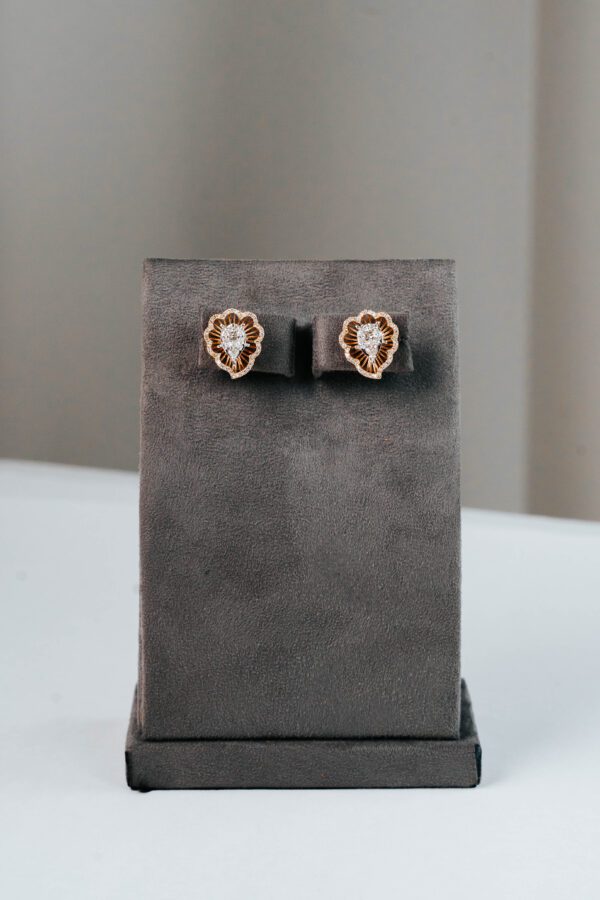 Whilshical Rose Gold Earrings - Image 2