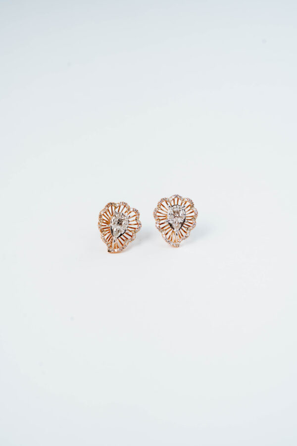 Whilshical Rose Gold Earrings - Image 3