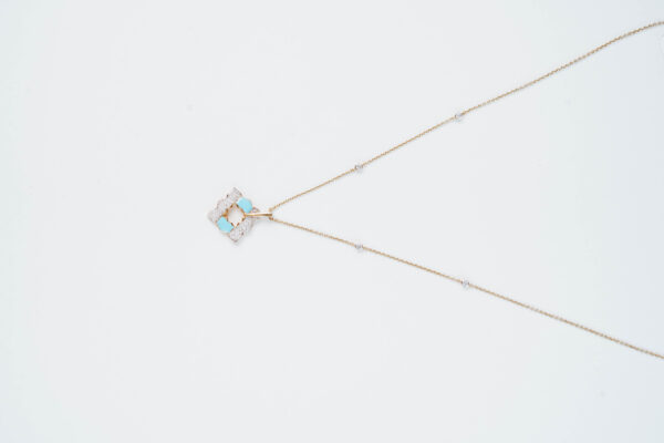 Aura Turq Necklace