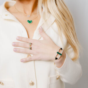 Clé Émeraude Bracelet