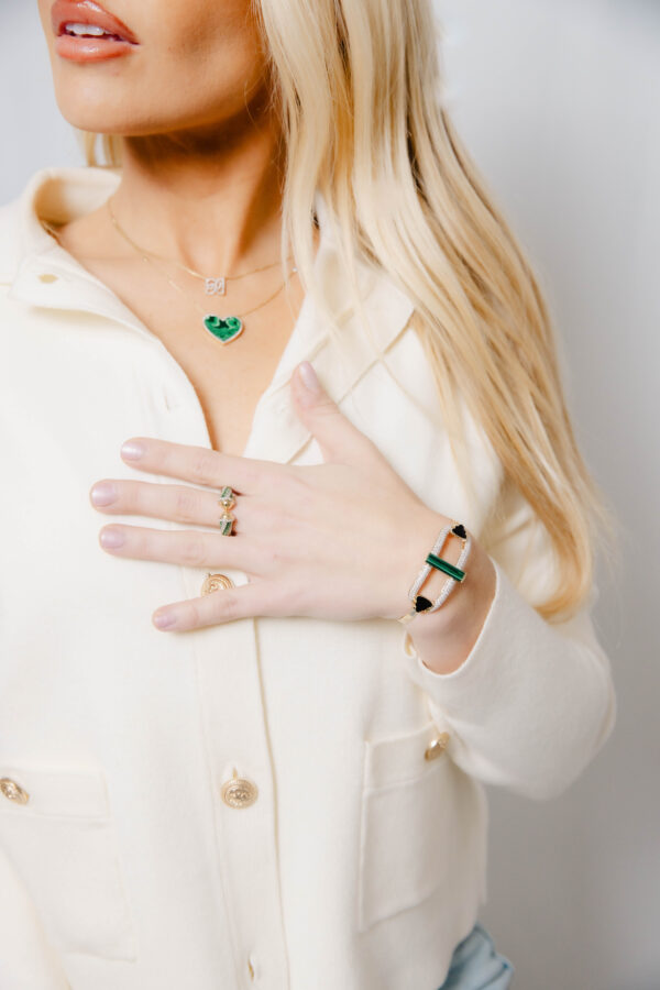 Clé Émeraude Bracelet - Image 2