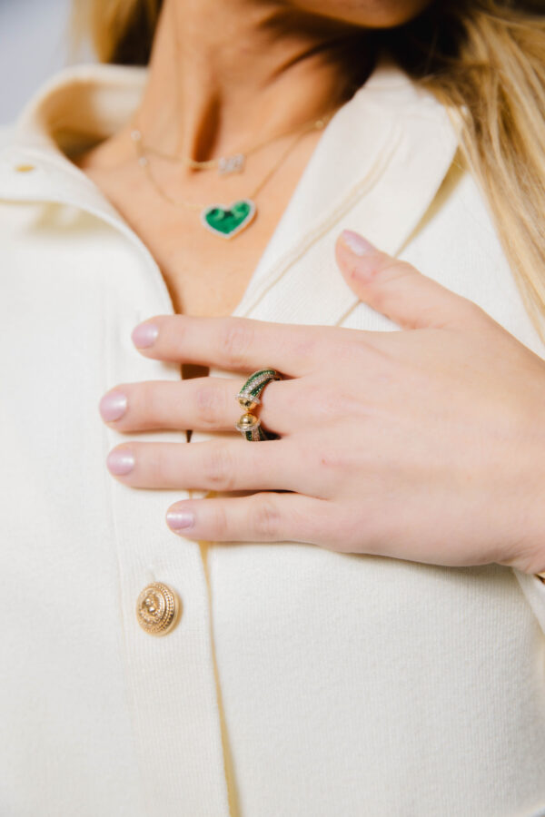 Brillo Verde Ring