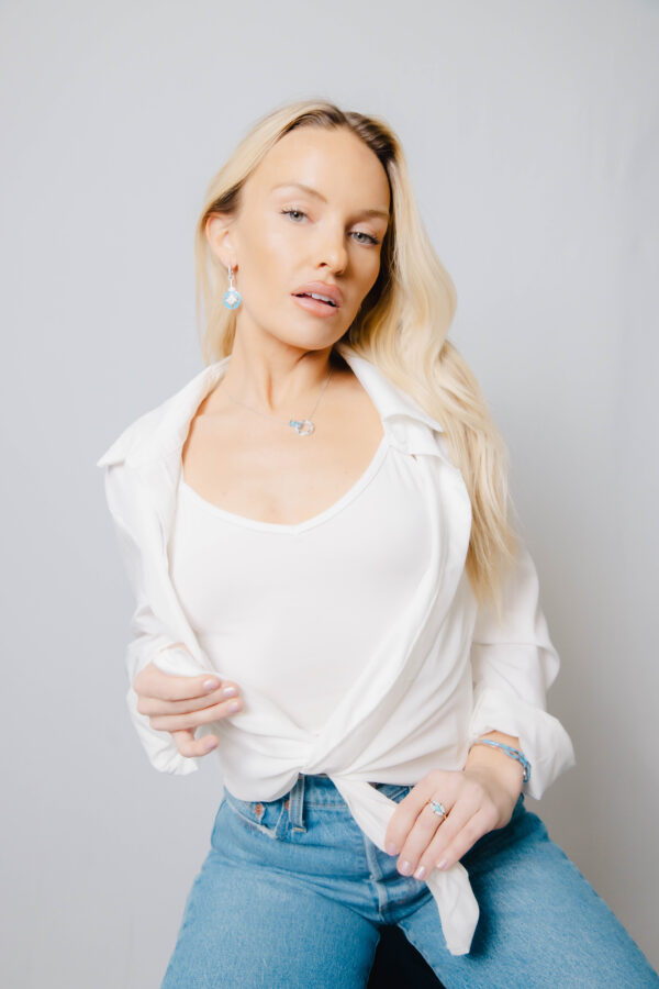 Wisp of Turquoise Earrings - Image 5