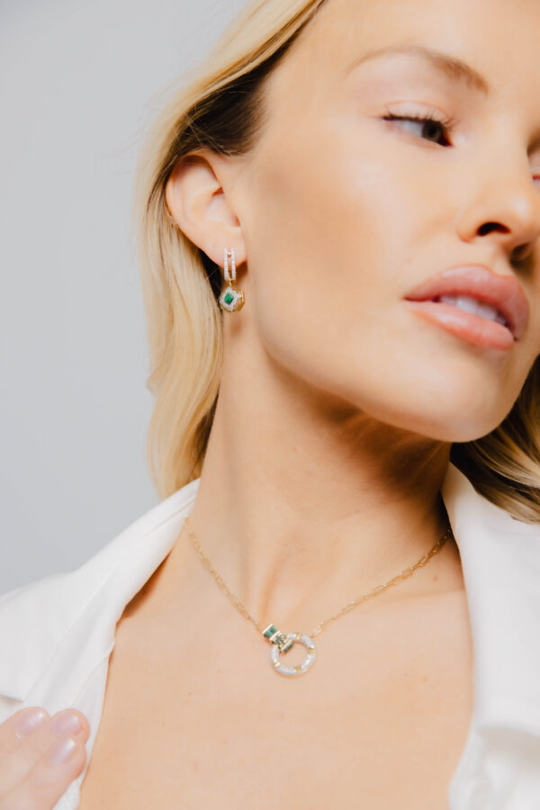 Nova Verde Charm Earrings - Image 5