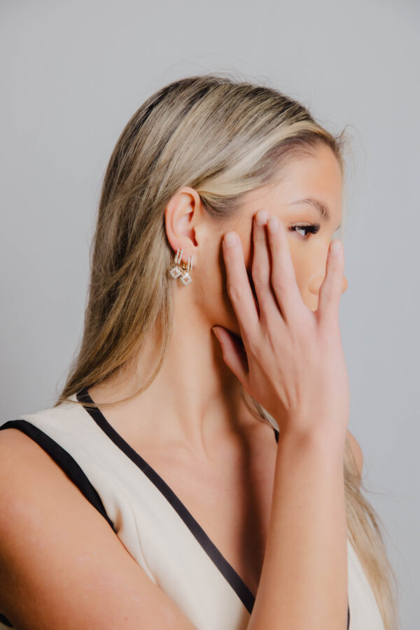 Nova Oro Charm Earrings - Image 5