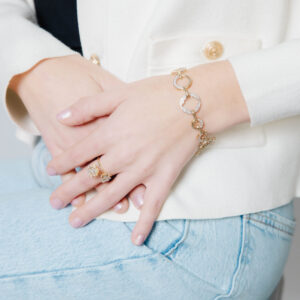 Azure Arc Oro Bracelet