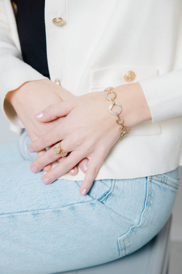 Azure Arc Oro Bracelet