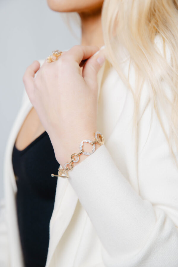 Azure Arc Oro Bracelet