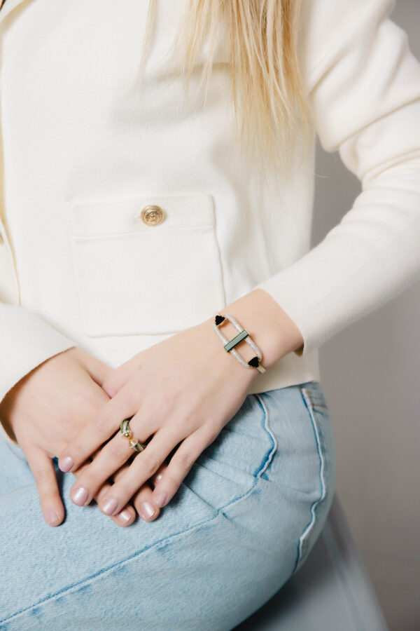 Clé Émeraude Bracelet