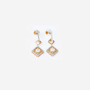 Fleur Blanc Earrings