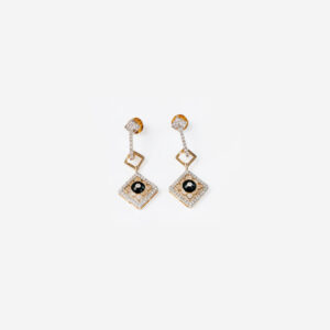 Fleur Noir Earrings