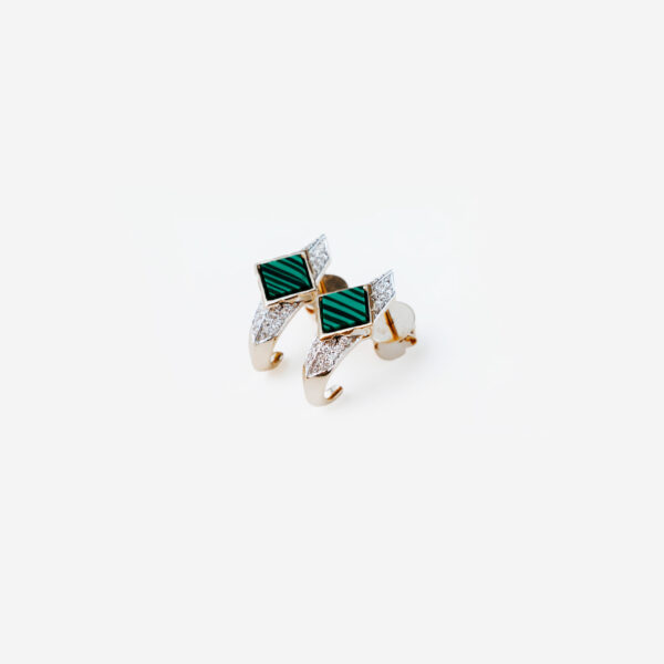 Hera Malachite Earrings