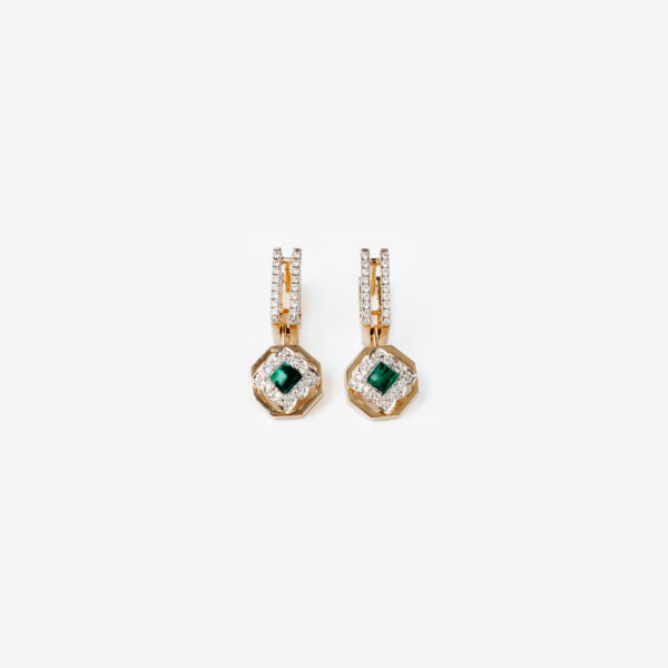 Nova Verde Charm Earrings