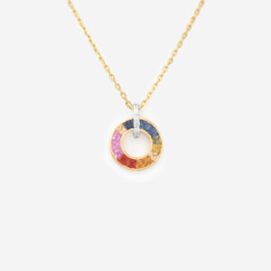 Oria Multi Sapphire Necklace