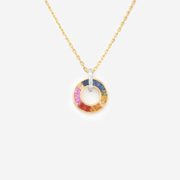 Oria Multi Sapphire Necklace